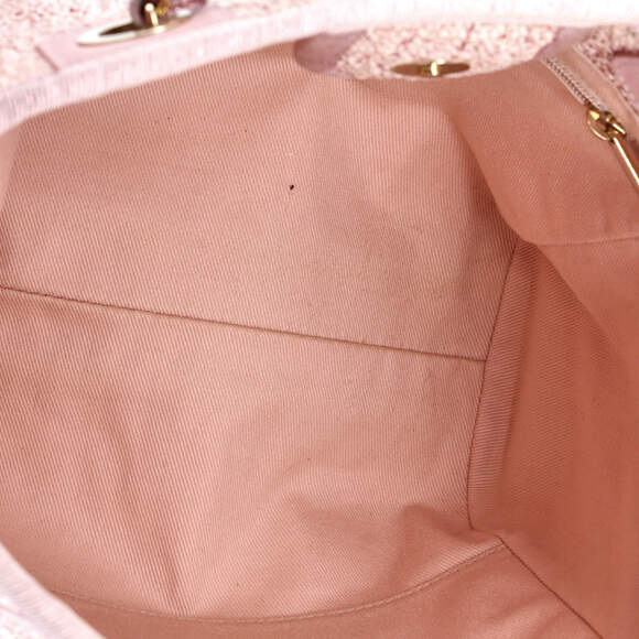 North South Deauville Tote Raffia With #205444C38B - Picture 6 of 7